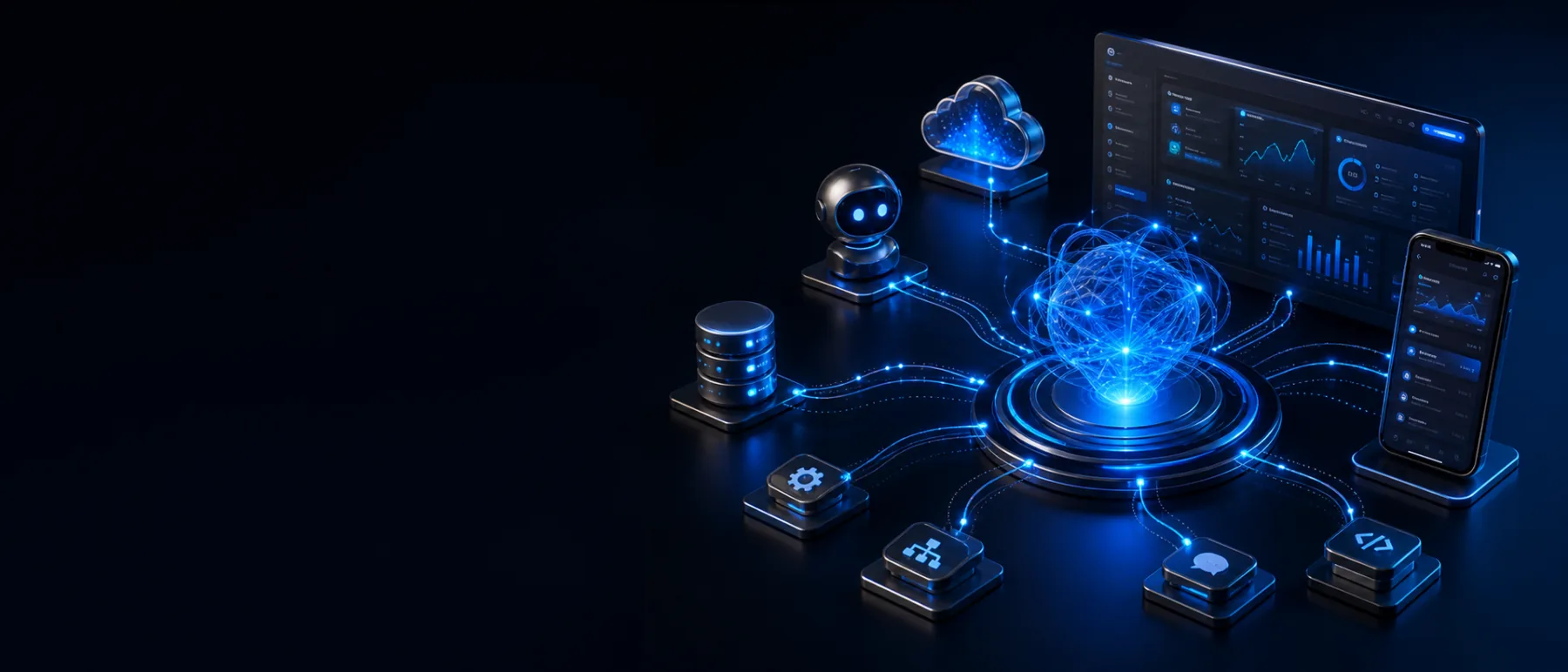 AI, mobil, veb va backend tizimlari bir markazdan boshqarilmoqda